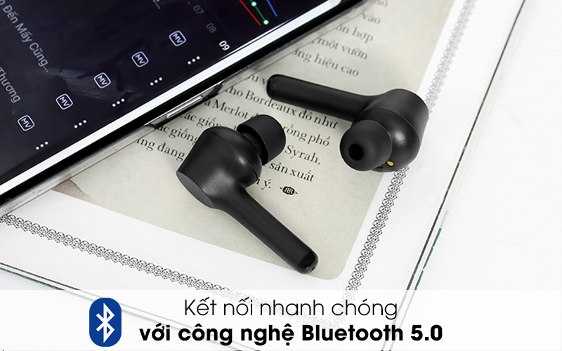 Tai nghe Aukey tương thích được nhiều thiết bị từ điện thoại đến laptop thông qua kết nối Bluetooth 5.0